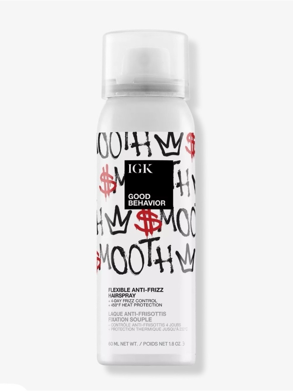 IGK Good Behavior Flexible Anti-Frizz Hairspray, 60ML